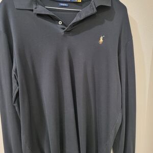 Polo by Ralph Lauren Men's Classic Black Polo Shirt